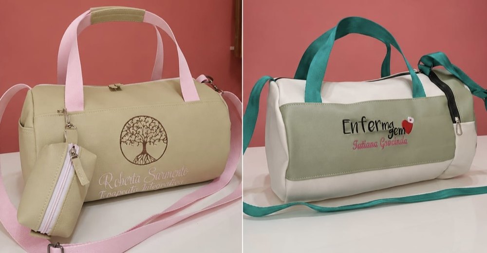 Bolsa Sport Personalizada personalizado com nome bordado - Lene Mimos